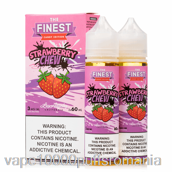 Vape Romania Chew De Căpșuni - Cea Mai Bună Ediție De Bomboane - 120ml 0mg